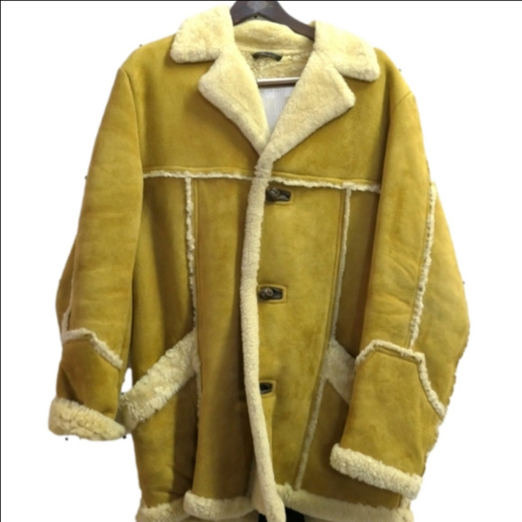 G. L. Bowron Wool & Suede jacket New Zealand shearling leather by Marguerite Lea